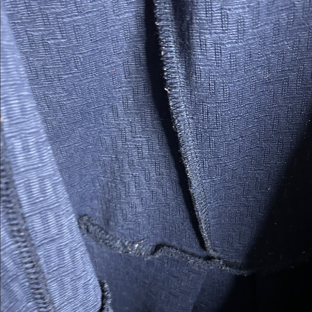 Topshop Navy Textured Mini Dress - Picture 12 of 12